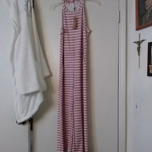 One piece capri style jumpsuit